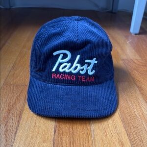 Pabst Racing Team Navy Corduroy Cap